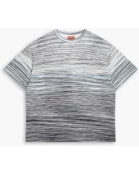 Missoni - Space-Dyed Cotton-Jersey T-Shirt - Lyst