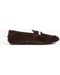 Bally - Kansan Suede Driving Shoes - Lyst
