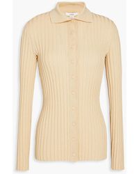 Vince - Ribbed-knit Cardigan - Lyst