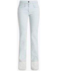16Arlington - Sybil Distressed Denim Flared Jeans - Lyst