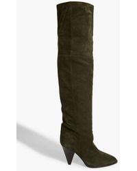 Isabel Marant - Riria Over-the-knee Suede Boots - Lyst