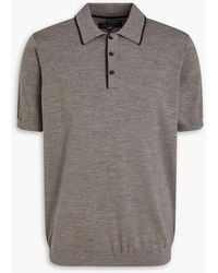 Rag & Bone - Crawford Wool And Cashmere-Blend Polo Shirt - Lyst