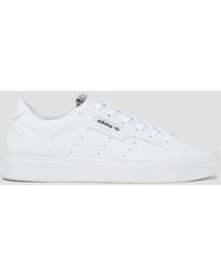 adidas Originals Paneled Leather Sneakers in White | Lyst Canada
