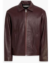 FRAME - Leather Jacket - Lyst