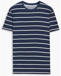 Derek Rose - Basel Striped Stretch-modal Jersey T-shirt - Lyst