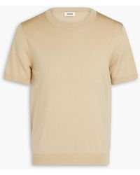 Sandro - Knitted T-shirt - Lyst