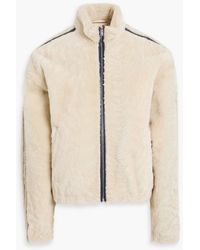 Marni - Leather-trimmed Shearling Jacket - Lyst