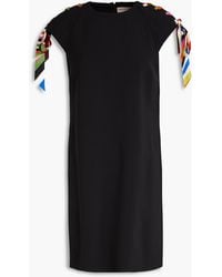 PUCCI - Printed Silk-trimmed Stretch-crepe Mini Dress - Lyst