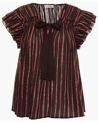 Ulla Johnson Rabia Metallic Ikat Gown 
