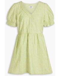 RE/DONE - 70s Paisley-print Cotton Mini Dress - Lyst