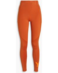 Y-3 - Printed Stretch-jersey leggings - Lyst