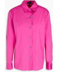 Theory - Cotton-blend Poplin Shirt - Lyst