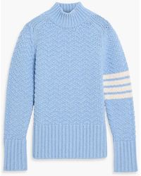 Thom Browne - Striped Wool-Blend Turtleneck Sweater - Lyst