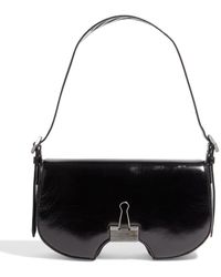 off white medium binder clip bolsa