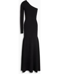 Victoria Beckham - One-sleeve Stretch-knit Maxi Dress - Lyst