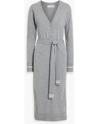 Chinti & Parker - Belted Merino Wool And Cashmere-blend Midi Dress - Lyst
