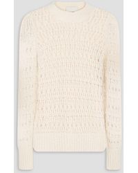 Isabel Marant - Gemma Open-knit Cotton-blend Sweater - Lyst