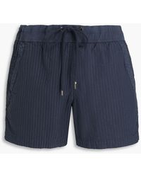 James Perse - Cotton And Lyocell-blend Jacquard Shorts - Lyst
