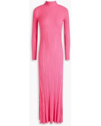 Jacquemus - Lenzuolo Ribbed-knit Turtleneck Maxi Dress - Lyst