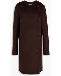 Loulou de Saison - Fedra Double-Breasted Brushed Wool And Cashmere-Blend Felt Coat - Lyst