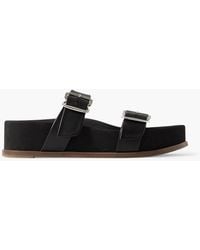 Gabriela Hearst - Wren Leather Platform Slides - Lyst