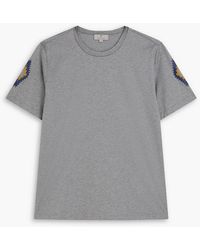 Canali - T-shirt aus baumwoll-jersey mit print - Lyst