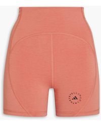 adidas By Stella McCartney - Bedruckte shorts aus stretch-material - Lyst