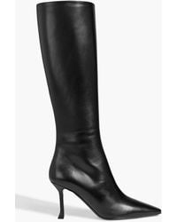 Ferragamo - Saskia Leather Knee Boots - Lyst