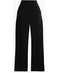 Max Mara - Nepeta Grain De Poudre Wool-Blend Kick-Flare Pants - Lyst