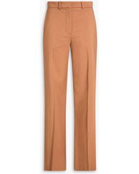 JOSEPH - Morissey Wool-Blend Twill Straight-Leg Pants - Lyst
