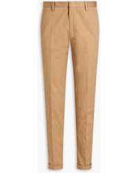 Paul Smith - Slim-fit Cotton-blend Twill Pants - Lyst