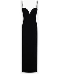 Galvan London - Thaila Embellished Ribbed-Knit Maxi Dress - Lyst