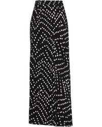 Jupe Mini Diane Von Furstenberg En Soie Noire, Taille 4, Avec Volants - Neuf Sans étiquettes, Style élégant