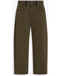 Rag & Bone - Chase Cropped High-Rise Barrel-Leg Jeans - Lyst