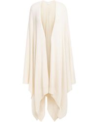 The Row Hern Cashmere-blend Cape Ivory - White