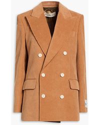 S.S.Daley - Sylvia Double-breasted Cotton-corduroy Blazer - Lyst