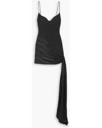 David Koma - Minikleid aus crêpe und gerafftem satin - Lyst