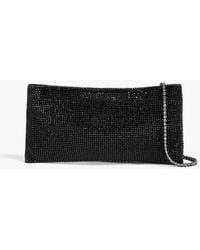 Benedetta Bruzziches - Your Best Friend Crystal-Embellished Silk-Satin Cross-Body Bag - Lyst
