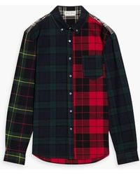 Alex Mill - Mill Patchwork Checked Cotton-flannel Shirt - Lyst