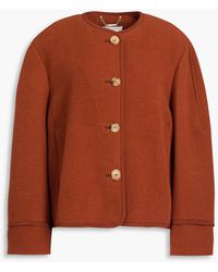 Chloé - Wool-blend Felt Jacket - Lyst