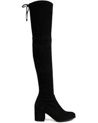 Stuart Weitzman - Stretch-suede Over-the-knee Boots - Lyst