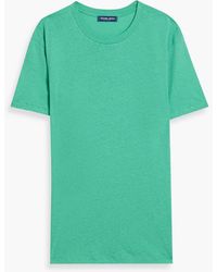 Frescobol Carioca - Lucio t-shirt aus jersey aus einer baumwoll-leinenmischung - Lyst