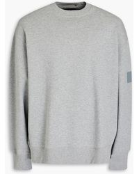 Y-3 - Logo-print French Cotton-terry Sweatshirt - Lyst