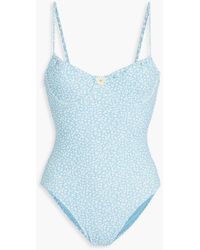 Solid & Striped - The Malika Floral-Print Swimsuit - Lyst