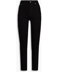 Ganni - High-rise Slim-leg Jeans - Lyst