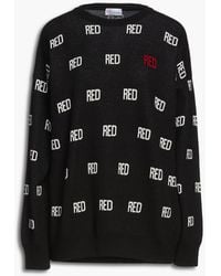 RED Valentino - Jacquard-knit Sweater - Lyst