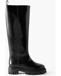 Isabel Marant - Cener Glossed-leather Knee Boots - Lyst