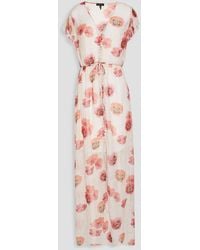 Rag & Bone - Raine Floral-print Silk-blend Crepon Maxi Dress - Lyst