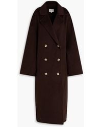 Loulou de Saison - Borneo Double-breasted Wool And Cashmere-blend Felt Coat - Lyst