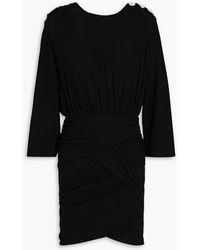 Ba&sh - Megan Crystal-embellished Crepe Mini Dress - Lyst